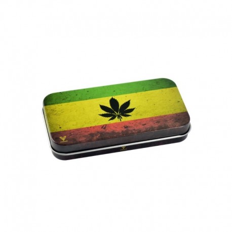 SYNDICASE ASTUCCIO METALLO - RASTA LEAF