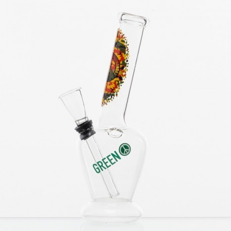 Bong Greenline Peacelove - 17cm