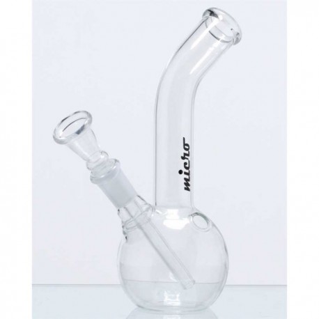 Bong Vetro Micro Collo curvo - 18 cm