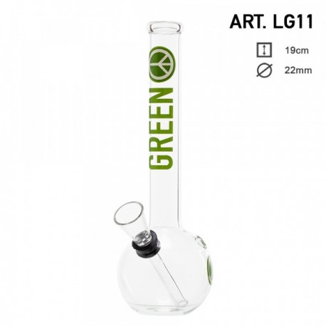 Bong Greenline Peace - 19 cm