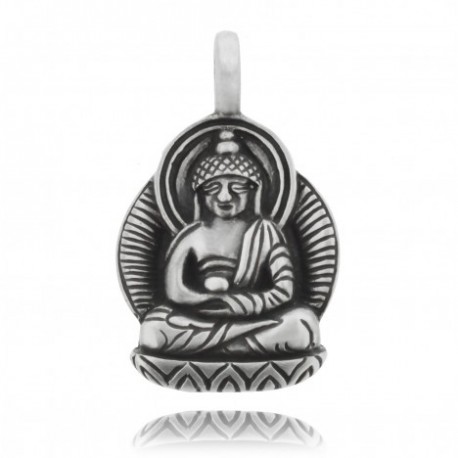 pendente in pewter Budda 2