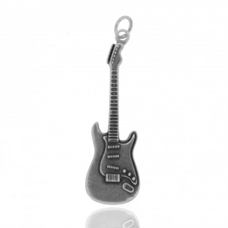 pendente in pewter chitarra classica