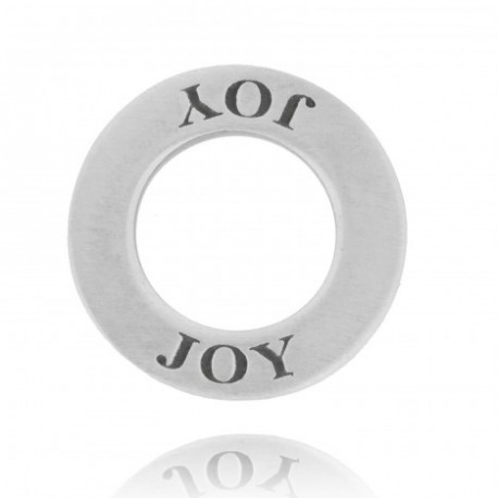 pendente in pewter amuleto joy