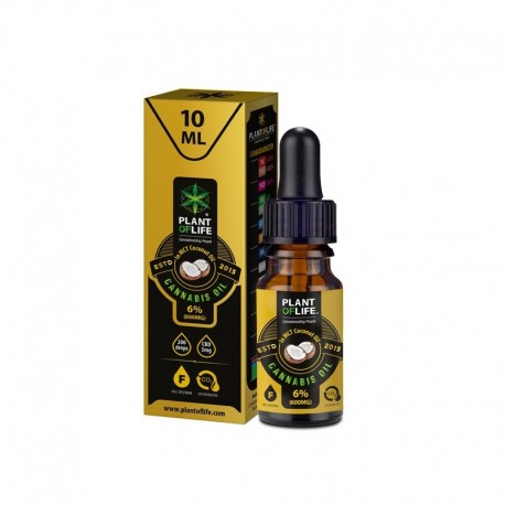 10 ml Olio di CBD 6% con Olio di Cocco Ricco in Mct