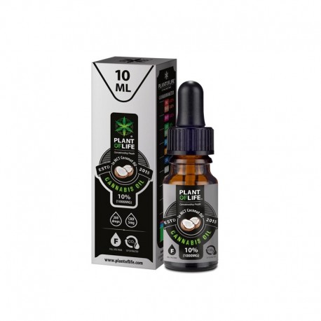 10 ml Olio di CBD 10% con Olio di Cocco Ricco in Mct