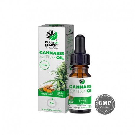 Olio di Curcuma con 6% di cbd 10ml - Plant of Remedy