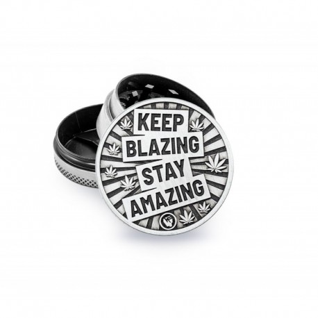 Grinder di Metallo - Keep Blazing - 40mm - 3 Parti