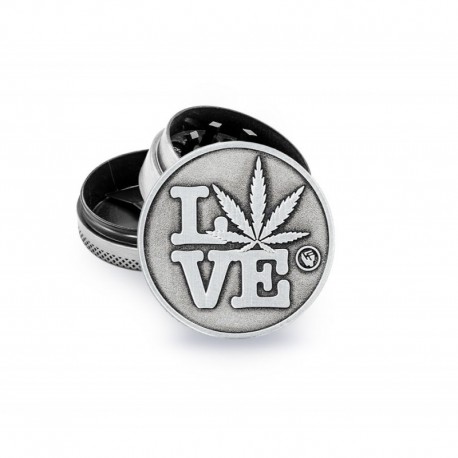 Grinder di Metallo 420 Love- 40mm - 3 Parti